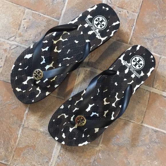 Tory Burch Shoes - Tory Burch 1 1/2 inch platform flip flops size 9